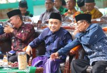 Ketua PWM Jateng KH Tafsir menghadiri Tabligh Akbar menyambut Tahun Baru Islam 1448 H di Temanggung.