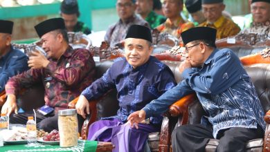 Ketua PWM Jateng KH Tafsir menghadiri Tabligh Akbar menyambut Tahun Baru Islam 1448 H di Temanggung.