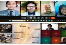 Dosen UMPWR saat bertugas daring sebagai juri internasional dalam ajang kompetisi inovasi Universiti Teknologi Malaysia.