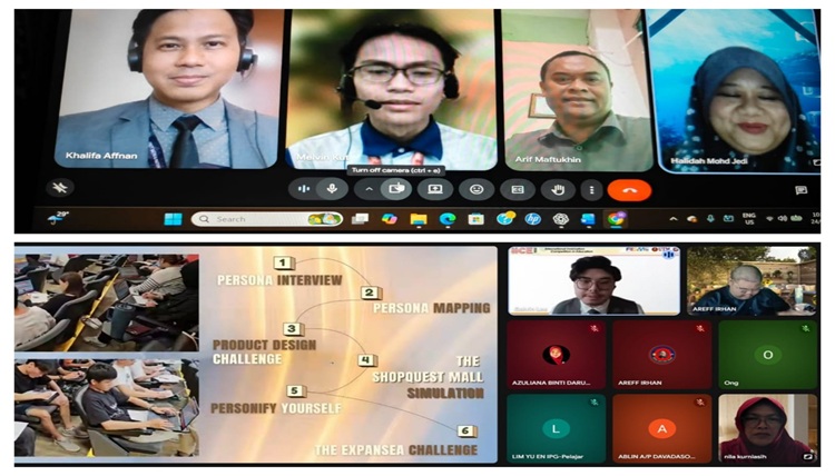 Dosen UMPWR saat bertugas daring sebagai juri internasional dalam ajang kompetisi inovasi Universiti Teknologi Malaysia.