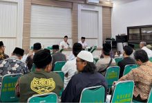 Panitia rapat koordinasi Safari Dakwah Kajian Tarjih bersama Muhammadiyah Temanggung untuk persiapan kedatangan Ustaz Nur Fajri Romadhon.