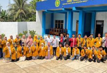 Peserta pelatihan cetak fasilitator Kader Muda Muhammadiyah di SMP Muhammadiyah 4 Kranggan Temanggung