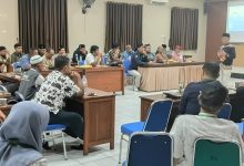 Suasana kegiatan Baitul Arqom BikersMu di BLK Karanganyar yang diikuti oleh para peserta komunitas motor Muhammadiyah Klaten.