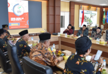 Audiensi LPCR-PM PP Muhammadiyah dengan PWM Jawa Tengah membahas persiapan CRM Awards di Universitas Muhammadiyah Semarang.