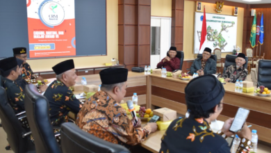 Audiensi LPCR-PM PP Muhammadiyah dengan PWM Jawa Tengah membahas persiapan CRM Awards di Universitas Muhammadiyah Semarang.