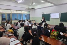 Mahasiswa FHIP UMS Mengikuti Sit In Class di Ton Duc Thang University