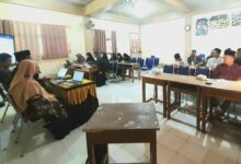 Suasana rapat kerja Pondok Pesantren Modern Muhammadiyah Boyolali.