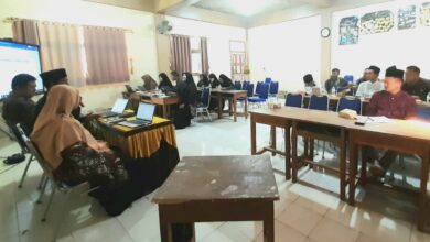 Suasana rapat kerja Pondok Pesantren Modern Muhammadiyah Boyolali.