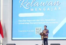 Pembukaan Program Relawan Mengajar FKIP Universitas Muhammadiyah Purwokeroto UMP Tahun Akademik 2026/2027