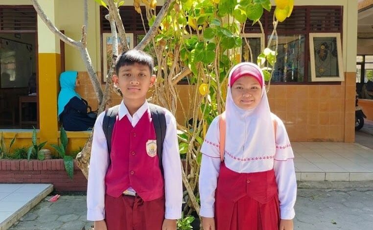 Dua siswa berprestasi SD Muhammadiyah Kriyan Jepara, Armagan Putra Agdis dan Amrita Hasna Setiawan, bersiap mengikuti OSN Provinsi 2026.