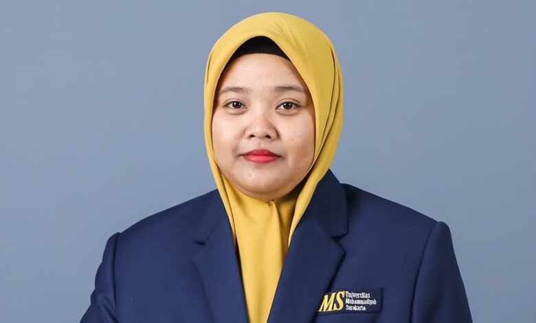 Potret Dosen PAI UMS Nurul Latifatul Inayati peraih penghargaan Top Lecturer AICIRE 2026