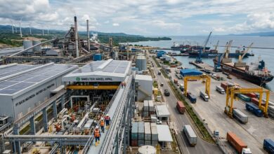 Aktivitas fasilitas pengolahan Smelter Nikel HPAL dan pelabuhan industri pendukung hilirisasi industri di Indonesia