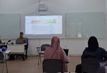 Suasana Workshop Praktis Systematic Literature Review MPAI UMS untuk persiapan penulisan artikel tembus jurnal Scopus di Gedung FAI UMS.