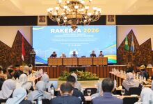 Suasana pembukaan RAKERTA 2026 Universitas Muhammadiyah Semarang saat jajaran pimpinan menyusun strategi kampus kelas dunia.