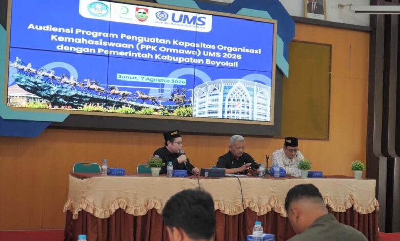 UMS menggandeng Pemkab Boyolali mendorong pembangunan desa melalui audiensi PPK Ormawa 2026 di Boyolali