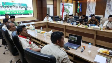 Suasana audiensi PWPM Jateng dengan PWM Jateng membahas persiapan Rapimwil Pemuda Muhammadiyah Jateng.
