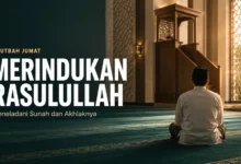 Jemaah duduk di dalam masjid untuk merenungkan cinta dan kerinduan kepada Rasulullah saw.
