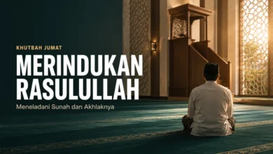 Jemaah duduk di dalam masjid untuk merenungkan cinta dan kerinduan kepada Rasulullah saw.