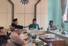 Pengurus PWM Jawa Tengah dan PDM Purworejo saat menggelar rapat Turba pembahasan AUM dan IKU organisasi.