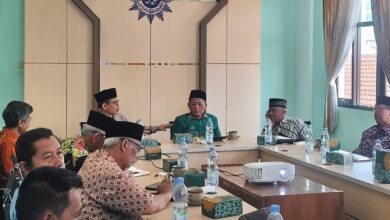 Pengurus PWM Jawa Tengah dan PDM Purworejo saat menggelar rapat Turba pembahasan AUM dan IKU organisasi.