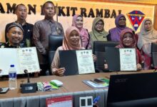 Penandatanganan MoU kerja sama internasional SD Muhammadiyah Parakan dan SK Taman Bukit Rambai Melaka