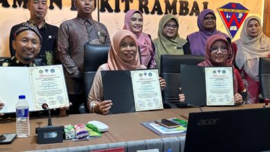 Penandatanganan MoU kerja sama internasional SD Muhammadiyah Parakan dan SK Taman Bukit Rambai Melaka