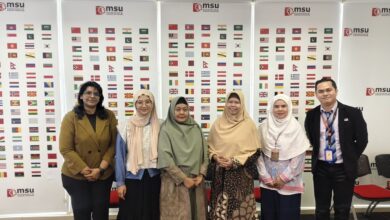 Perwakilan Prodi Manajemen UMS dan MSU Malaysia foto bersama dalam pembahasan program Double Degree UMS MSU Malaysia.