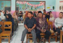Wali murid dan tamu undangan menghadiri acara Awalussanah dan Parenting di MIM Bandung Boyolali.