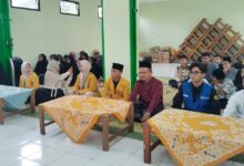 Suasana pembukaan MU Orsen-V di PonpesMU Manafi’ul ‘Ulum Sambi Boyolali dihadiri mudir, ustaz, dan para santri.