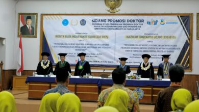 FKIP UMS Gelar Sidang Promosi Doktor untuk Dua Doktor Baru