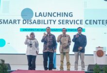 Peluncuran Smart Disability Service Center di UMP sebagai wujud nyata kampus ramah disabilitas di Indonesia.