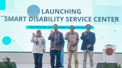Peluncuran Smart Disability Service Center di UMP sebagai wujud nyata kampus ramah disabilitas di Indonesia.