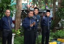 Rektor dan pimpinan Unimus saat memberikan arahan dalam pelepasan program KKN Internasional Unimus Taiwan.