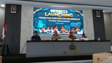 Launching program penanganan kaki CTEV anak oleh Polres Pekalongan dan Muhammadiyah.