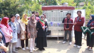 Peresmian mesin pengering bawang merah Grobogan Instore Dryer System oleh tim PPK Ormawa UNIMUS di Desa Taruman