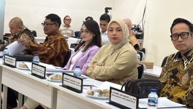 Delegasi BKSAP DPR RI termasuk Denny Cagur menghadiri kunjungan kerja di BIM University Kampus AI Bali.
