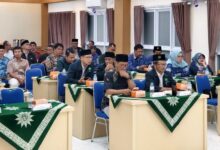 Suasana pertemuan dan silaturahim MPKU PWM Jateng bersama pimpinan Muhammadiyah dan manajemen RSU PKU Muhammadiyah Jatinom Klaten.