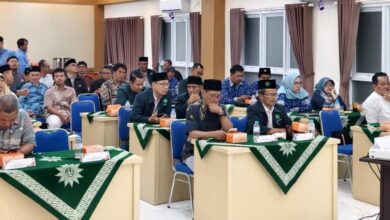 Suasana pertemuan dan silaturahim MPKU PWM Jateng bersama pimpinan Muhammadiyah dan manajemen RSU PKU Muhammadiyah Jatinom Klaten.