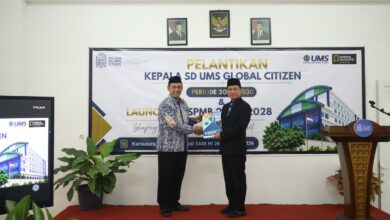 Prosiding pelantikan Nasrul Harahab sebagai Kepala SD UMS Global Citizen periode 2026-2030 di Kartasura.