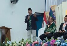 Ratwo Ahmad dari PCM Ajibarang saat presentasi di babak final CRM Award Jateng 2026