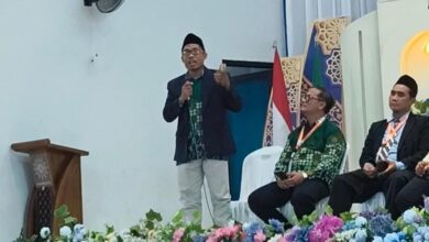 Ratwo Ahmad dari PCM Ajibarang saat presentasi di babak final CRM Award Jateng 2026