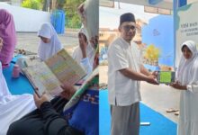 Siswa MI Muhammadiyah Danurejo mengikuti bimbingan setoran Al-Qur'an dan penyerahan penghargaan saat Dauroh Tahfidz jelang Wisuda Tahfidz MIMDA.