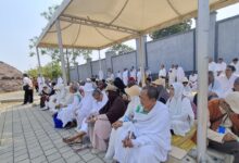 Suasana simulasi manasik haji KBIHU ARMINA Kartasura saat pembekalan materi persiapan calon jamaah haji 2027 di Boyolali