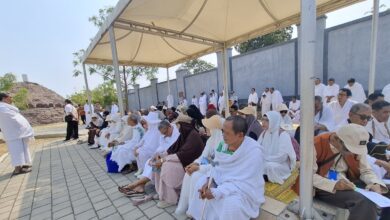 Suasana simulasi manasik haji KBIHU ARMINA Kartasura saat pembekalan materi persiapan calon jamaah haji 2027 di Boyolali