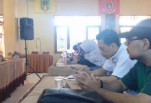 Suasana pembinaan profesionalisme dan loyalitas guru Muhammadiyah di SMP Muhammadiyah PKBS Surakarta yang diikuti jajaran pendidik SD Muh 1 Ketelan.