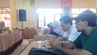 Suasana pembinaan profesionalisme dan loyalitas guru Muhammadiyah di SMP Muhammadiyah PKBS Surakarta yang diikuti jajaran pendidik SD Muh 1 Ketelan.