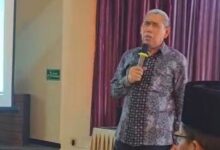Pemanfaatan AI dalam pembelajaran oleh Prof Budi Murtiyasa UMS pada Raker Dikdasmen PDM Sukoharjo