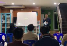 Pelatihan metode Tsaqifa UMS Bangkok untuk para calon guru Al-Qur'an di Thailand.