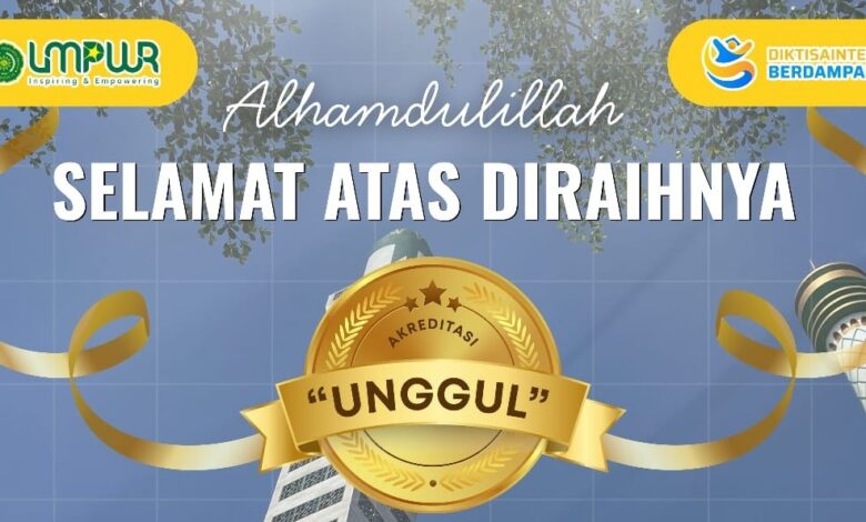 tiga prodi FKIP raih Akreditasi Unggul UMPWR dari LAMDIK 2026.
