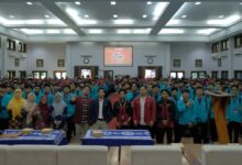 Suasana pembukaan Masta IMM FKIP UMS di Auditorium Moh Djazman Kampus 1 UMS